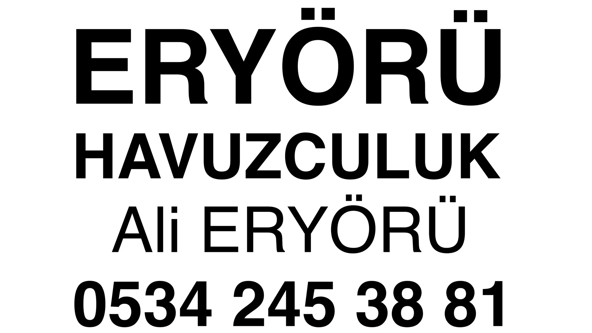 Eryörü Havuzculuk